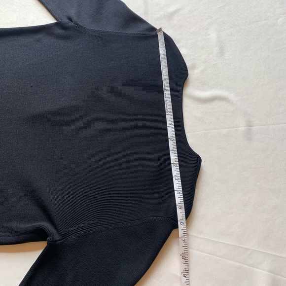 Vintage Liz Claiborne Collection black one button cardigan size S-M - Picture 9 of 12